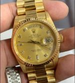 High Quality Rolex Day-date 40 All Yellow Gold President Mingzhu Watch